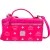 MCM Monogram Visetos Mini Rockstar Vanity Case Crossbody Bag