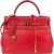 Hermès Rouge Courchevel Leather Kelly 32 Handbag