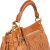 Miu Miu Brown Matelassé Leather Coffer City Handbag