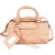 Balenciaga Pink Leather Mini City Handbag