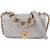 Chanel Quilted Grey Lambskin Mini Single Flap Crossbody Bag
