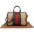 Gucci - GG Canvas Web Boston Bag
