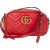Gucci Chevron Leather GG Marmont Medium Crossbody Bag