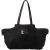 Fendi Black Nubuck Glitter Chain Handbag