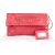 Balenciaga Pink Leather City Clutch