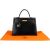 Hermès Noir Boxcalf Kelly 35 Sellier Handbag