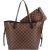 Louis Vuitton Monogram Damier Ebene Neverfull MM Shopper