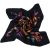 Hermès Noir Les Rubans du Cheval Silk Carre 90 Tuch