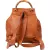 Gucci Brown Leather Bamboo Backpack