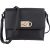 Salvatore Ferragamo Pebbled Leather Gancini Flap Crossbody Bag