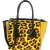 Prada Leopard Print Satchel Handbag