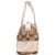 Coach Monogram Signature Stripe Duffle Shoulder Bag