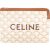 Celine Triomphe Monogram Canvas Pouch