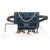 Prada Multicolor Embroidered Denim Cahier Belt Crossbody Bag