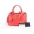 Prada Pink Saffiano Leather Small Galleria Handbag