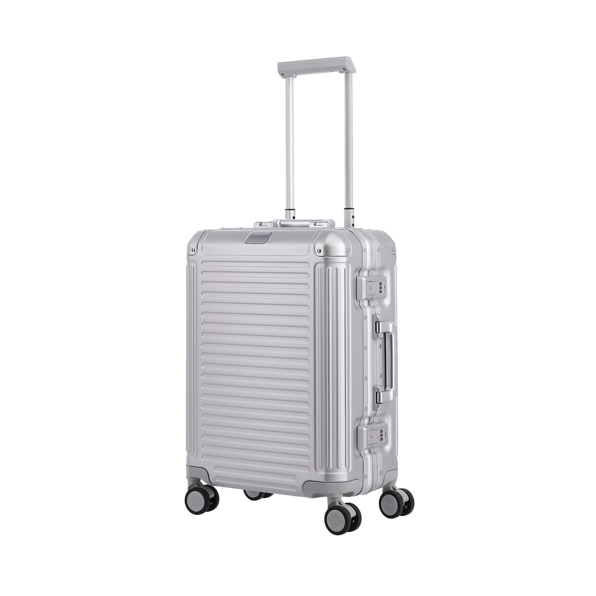 Stratic Hartschalen-Koffer M mit 4 Rollen, 66 cm, 67 Liter Stripe - Silber  - Volumen: 67 L | Herstellerfarbe: Silber [23]