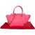 Valentino Garavani Neon Pink Leather Rockstud Handbag