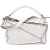 Loewe White Leather Puzzle Handbag