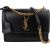 Saint Laurent Black Leather Sunset Medium Crossbody Bag
