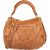 Miu Miu Brown Matelassé Leather Coffer City Handbag