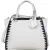 Fendi Light Blue Leather Whipstitch 2Jours Mini Handbag