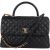 Chanel Jumbo Caviar Leather Coco Handle Handbag