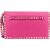 Valentino Garavani Pink Leather Rockstud Clutch