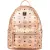 MCM Visetos Monogram Metallic Stark Studded Backpack