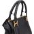Chloé Black Grained Calfskin Marcie Satchel Handbag