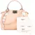 Fendi Nappa Leather Flowering Flower Mini Peekaboo Handbag