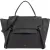 Céline Black Grained Leather Belt Handbag