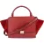 Celine Grained Calfskin Suede Leather Trapeze Handbag