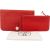 Hermès Rouge Grained Togo Leather Dogon Wallet