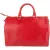 Louis Vuitton Red Epi Leather Speedy 30 Boston Bag