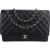 Chanel Quilted Caviar Leather Palladium Maxi Single Flap Crossbody Bag