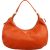 Prada Orange Vitello Daino Leather Hobo Shoulder Bag