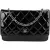 Chanel Quilted Patent Leather Wallet on Chain Crossbody Bag
