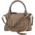 Chloé Taupe Calfskin Marcie Saddle Handbag