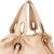 Chloé Beige Pebbled Leather Paraty Handbag