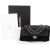 Chanel Quilted Caviar Leather Palladium Small Double Flap Shoulder Bag