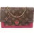 Louis Vuitton Canvas Monogram Flore Wallet On Chain Crossbody Bag