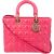 Christian Dior Quilted Leather Lady Dior Handbag