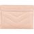 Saint Laurent Grain de Poudre Leather Chevron Card Holder