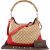 Gucci Monogram GG Bamboo Hobo Shoulder Bag