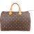 Louis Vuitton Canvas Monogram Speedy 35 Boston Bag