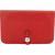 Hermès Rouge Grained Togo Leather Dogon Wallet