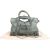 Balenciaga Petrol Leather City Handbag
