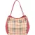Burberry Haymarket Nova Check Tote Shoulder Bag