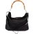 Gucci Nylon Bamboo Hobo Shoulder Bag