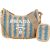 Prada Tricolor Raffia Re-Editon Crossbody Bag